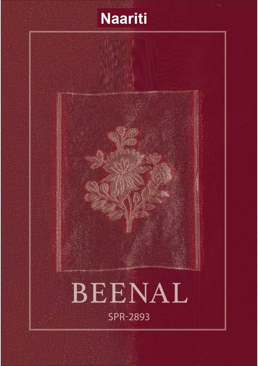 Beenal 2893 Naariti Raw Silk Pant Style Suits Exporter Gujarat