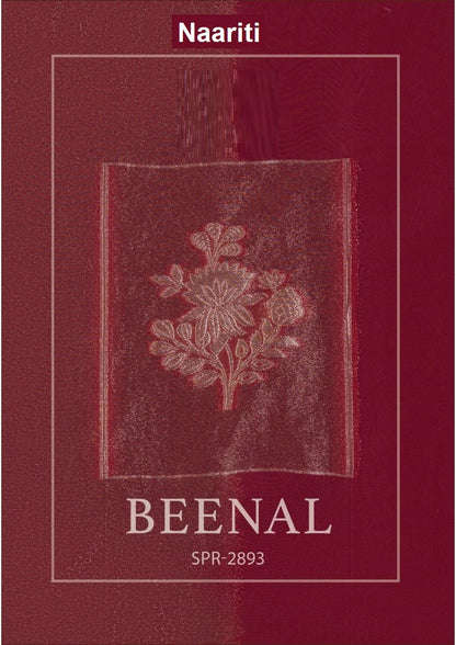 Beenal 2893 Naariti Raw Silk Pant Style Suits Exporter Gujarat