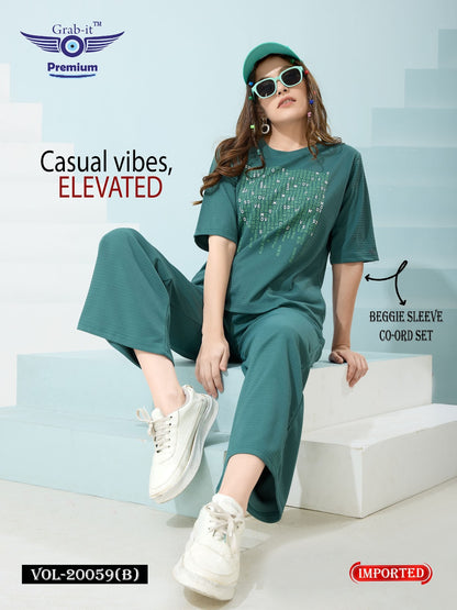 Beggie Sleeve 20059B Grab It Imported Co Ord Set Exporter Gujarat