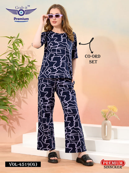 Beggie Sleeves Vol 4519 G Grab It Sinker Co Ord Set Exporter Ahmedabad