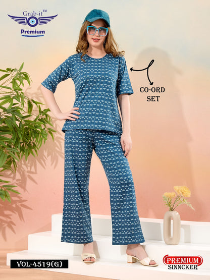 Beggie Sleeves Vol 4519 G Grab It Sinker Co Ord Set Exporter Ahmedabad