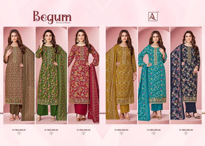 Begum Alok Viscose Reyon Karachi Salwar Suits Manufacturer