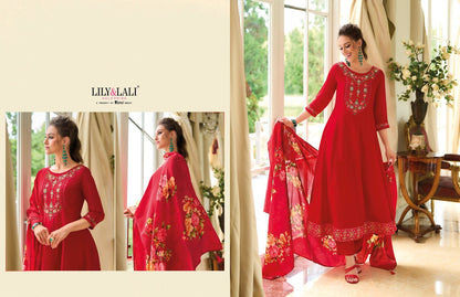 Begumjaan Lily Lali Vichitra Silk Readymade Anarkali Suits Exporter Ahmedabad