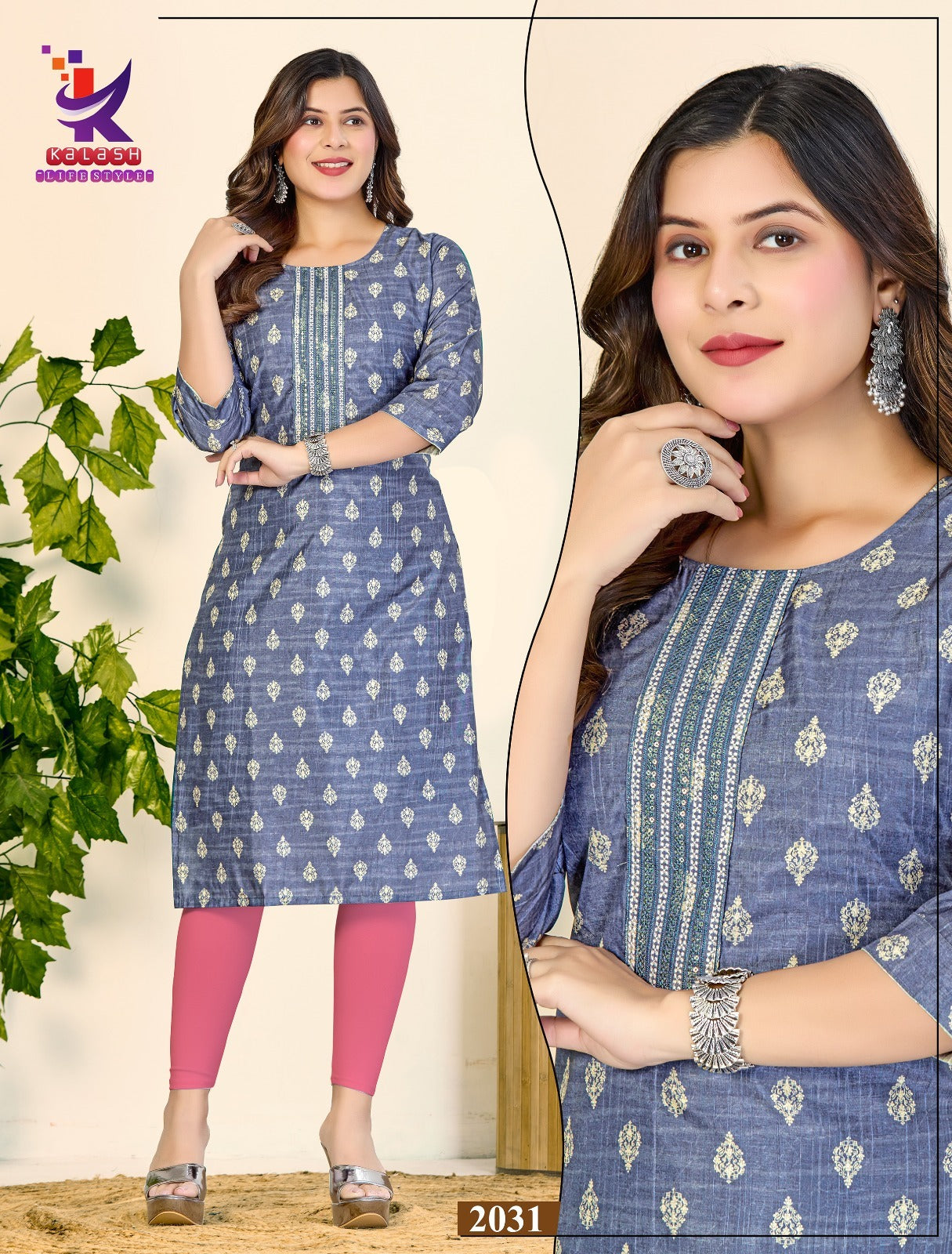 Being Me Mlm Kalash Lifestyle Knee Length Kurtis Manufacturer India