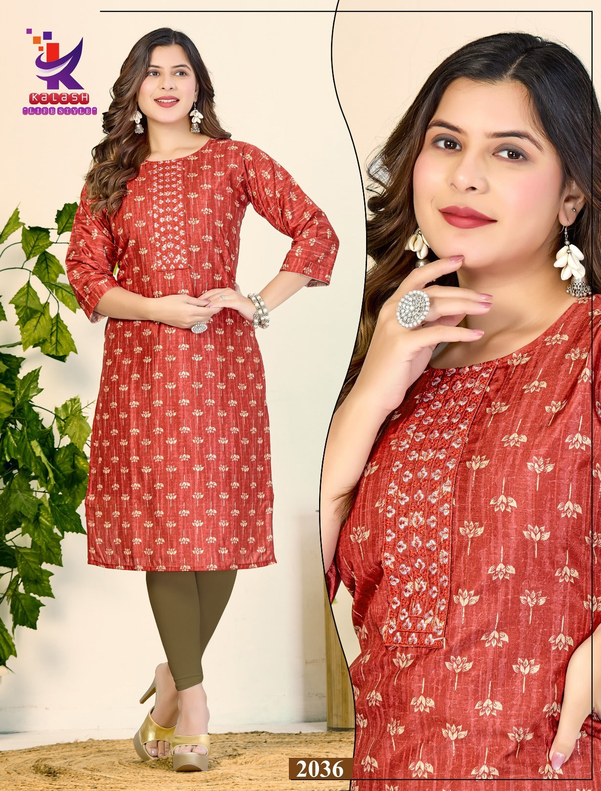 Being Me Mlm Kalash Lifestyle Knee Length Kurtis Manufacturer India