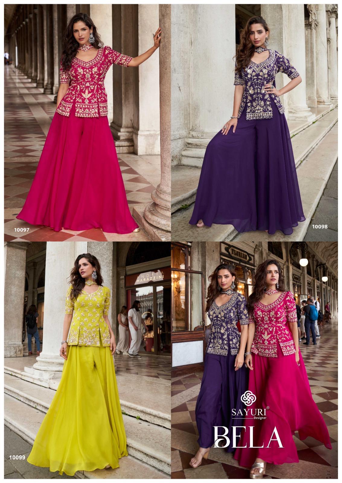 Bela Sayuri Readymade Suits Manufacturer Ahmedabad