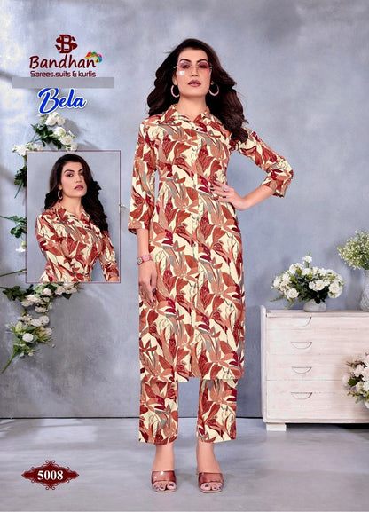 Bela Vol 5 Bandhan Rayon 14Kg Co Ord Set Wholesale Price