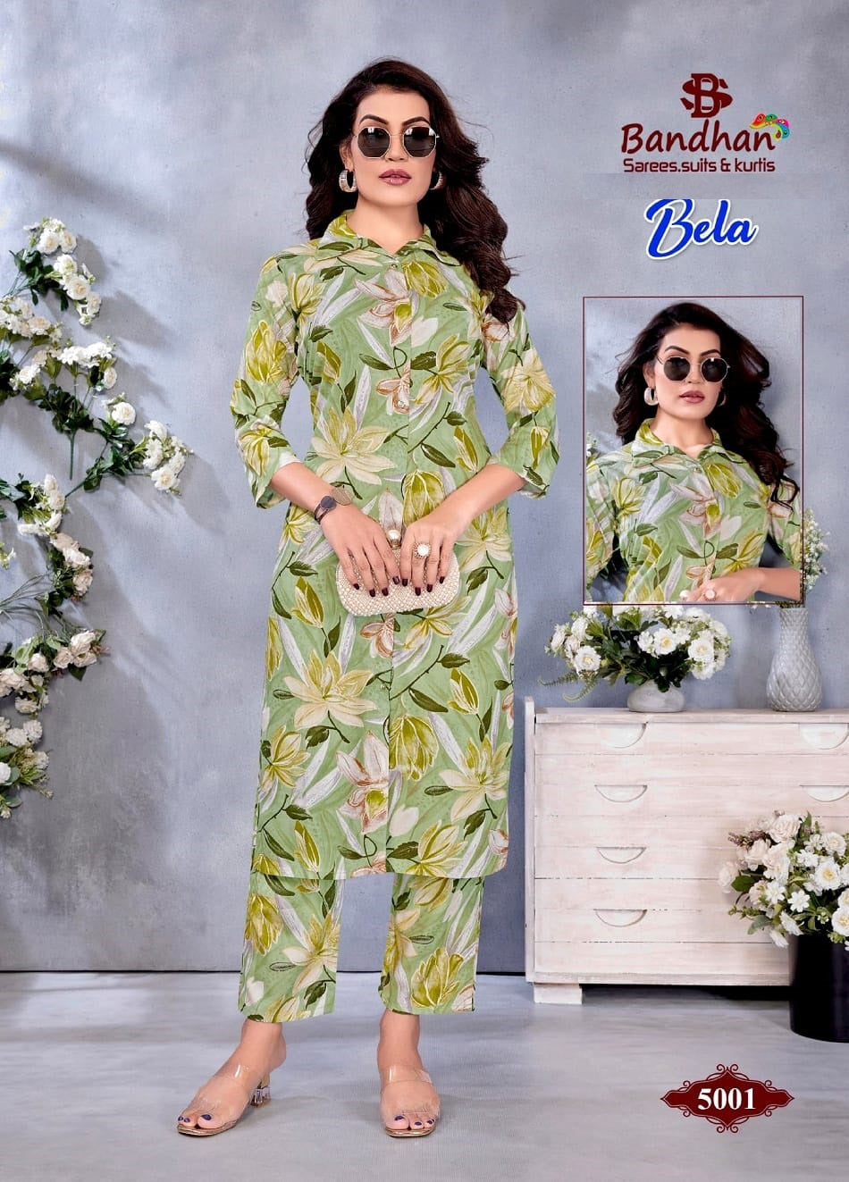 Bela Vol 5 Bandhan Rayon 14Kg Co Ord Set Wholesale Price