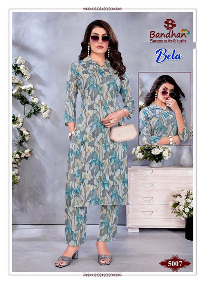 Bela Vol 5 Bandhan Rayon 14Kg Co Ord Set Wholesale Price