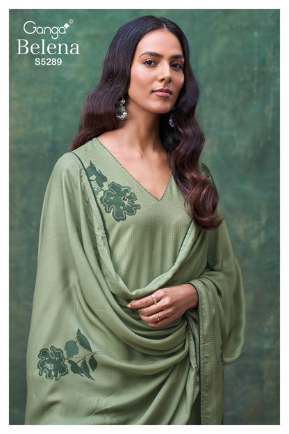 Belena S5289 Ganga Wool Pashmina Suits Manufacturer India