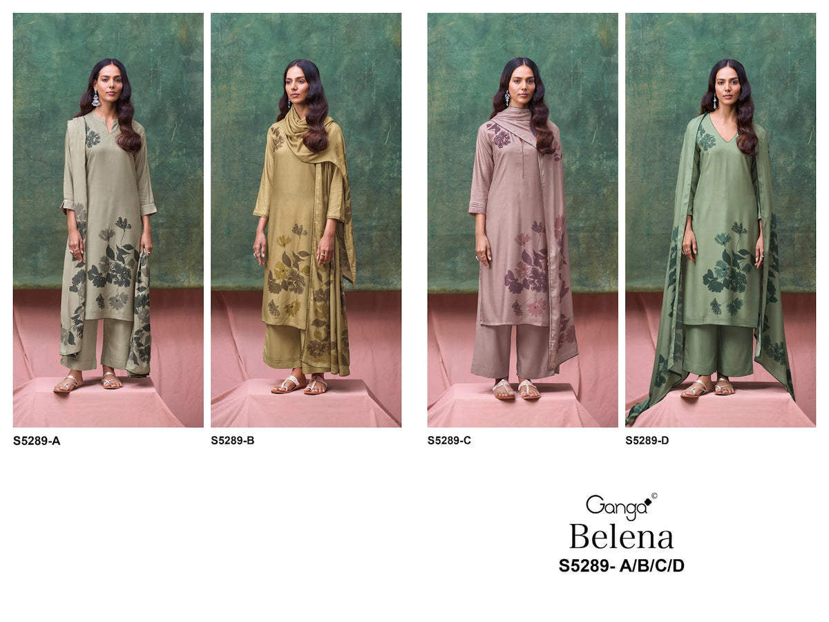 Belena S5289 Ganga Wool Pashmina Suits Manufacturer India