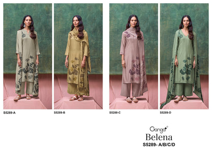 Belena S5289 Ganga Wool Pashmina Suits Manufacturer India