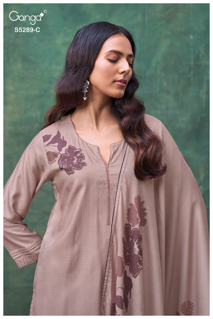 Belena S5289 Ganga Wool Pashmina Suits Manufacturer India