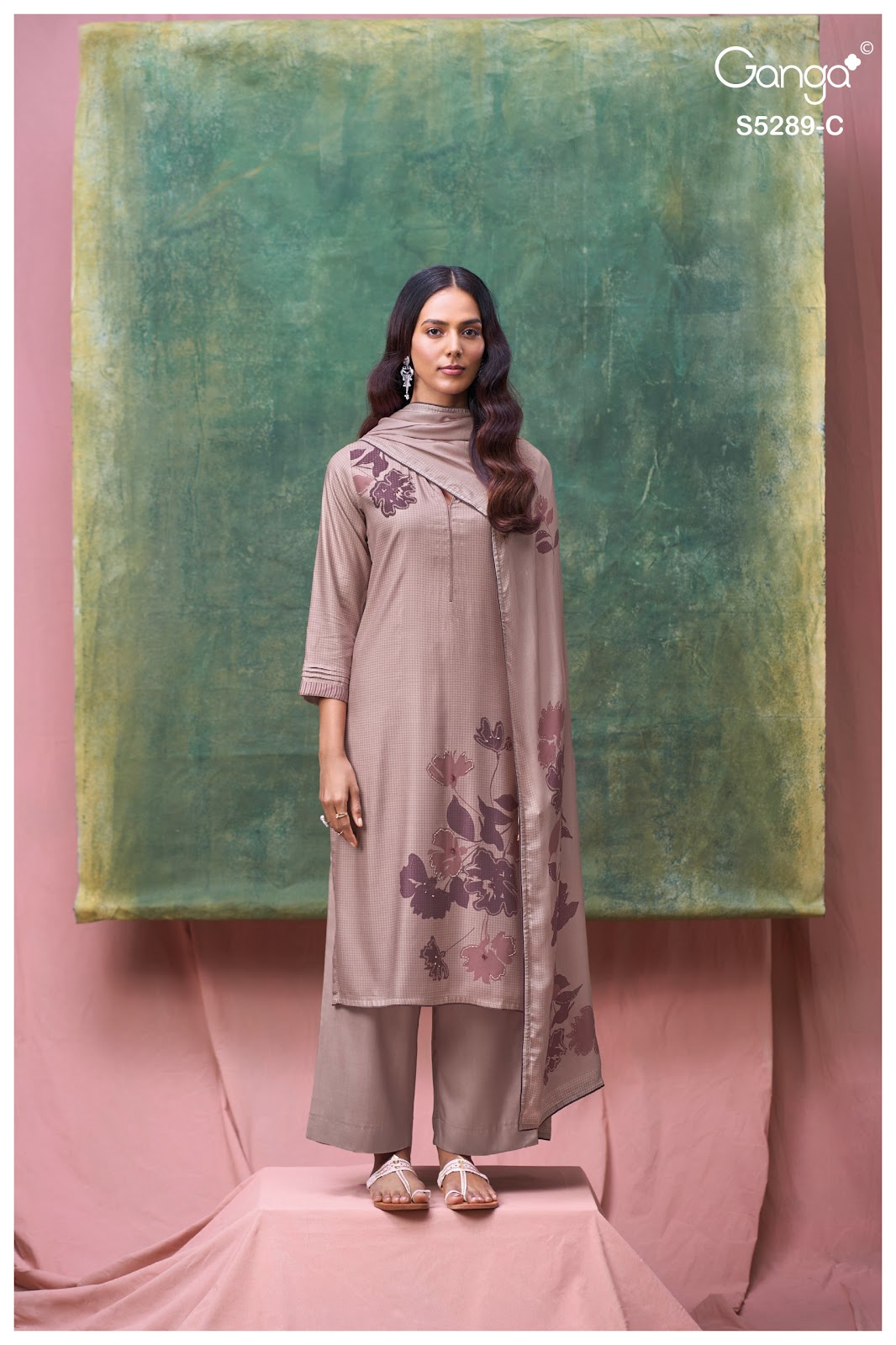 Belena S5289 Ganga Wool Pashmina Suits Manufacturer India