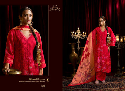 Bell Rose 201 Shiddat Viscose Organza Pant Style Suits Supplier India