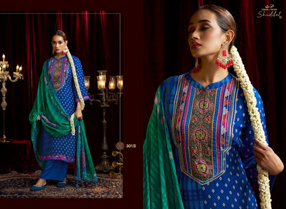 Bell Rose 301 Shiddat Viscose Organza Pant Style Suits Wholesaler Gujarat