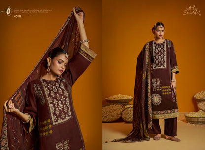 Bell Rose 401 Shiddat Viscose Organza Plazzo Style Suits Supplier Ahmedabad