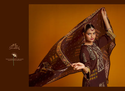 Bell Rose 401 Shiddat Viscose Organza Plazzo Style Suits Supplier Ahmedabad