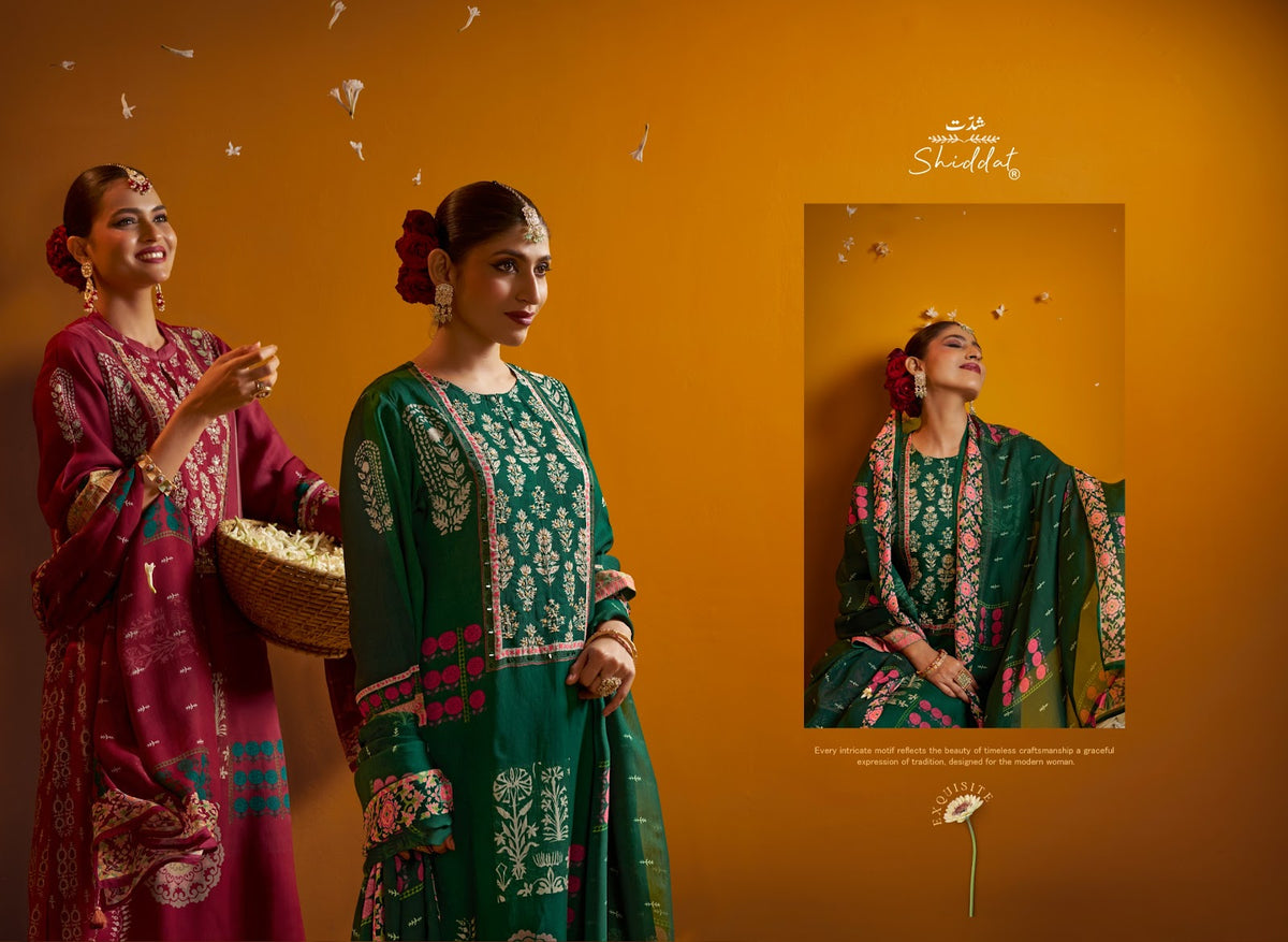 Bell Rose 401 Shiddat Viscose Organza Plazzo Style Suits Supplier Ahmedabad