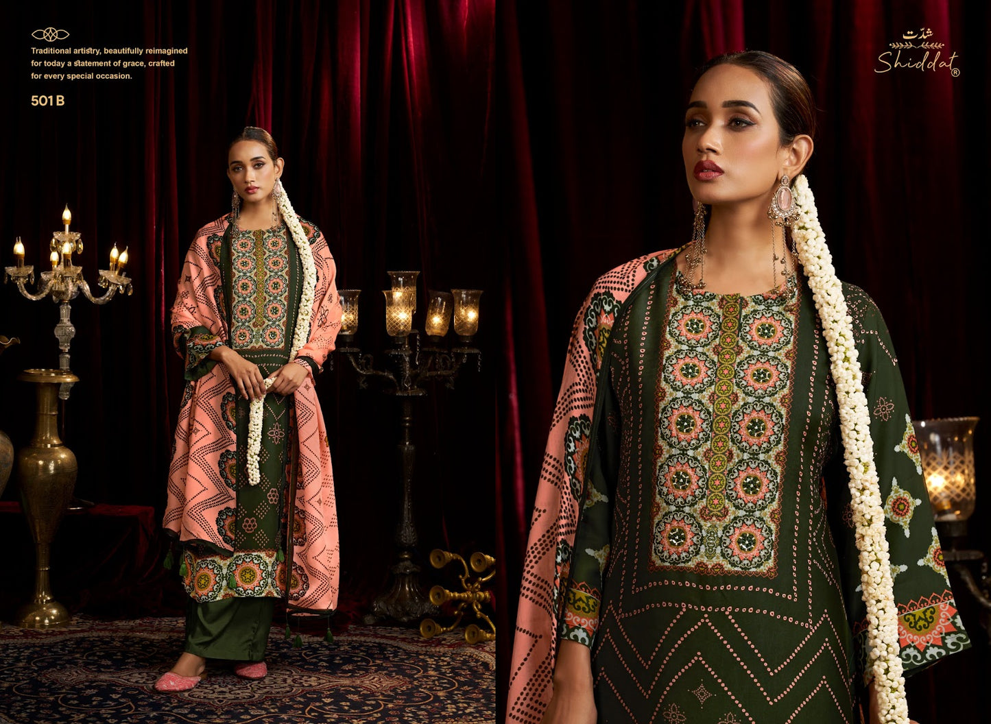 Bell Rose 501 Shiddat Viscose Organza Plazzo Style Suits Exporter India