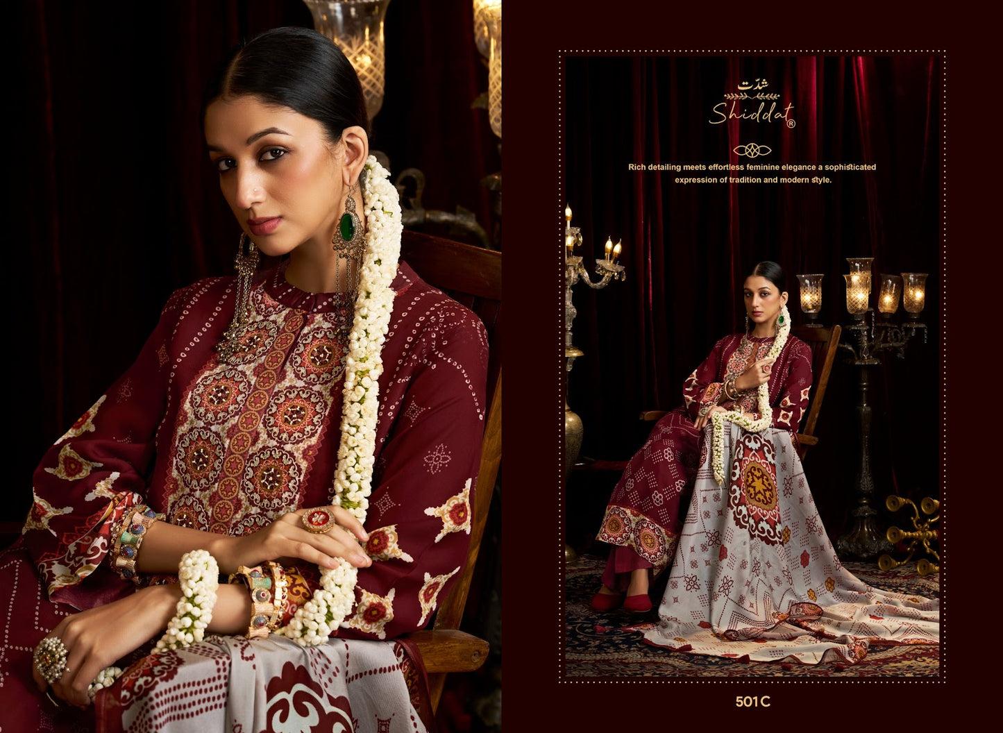 Bell Rose 501 Shiddat Viscose Organza Plazzo Style Suits Exporter India