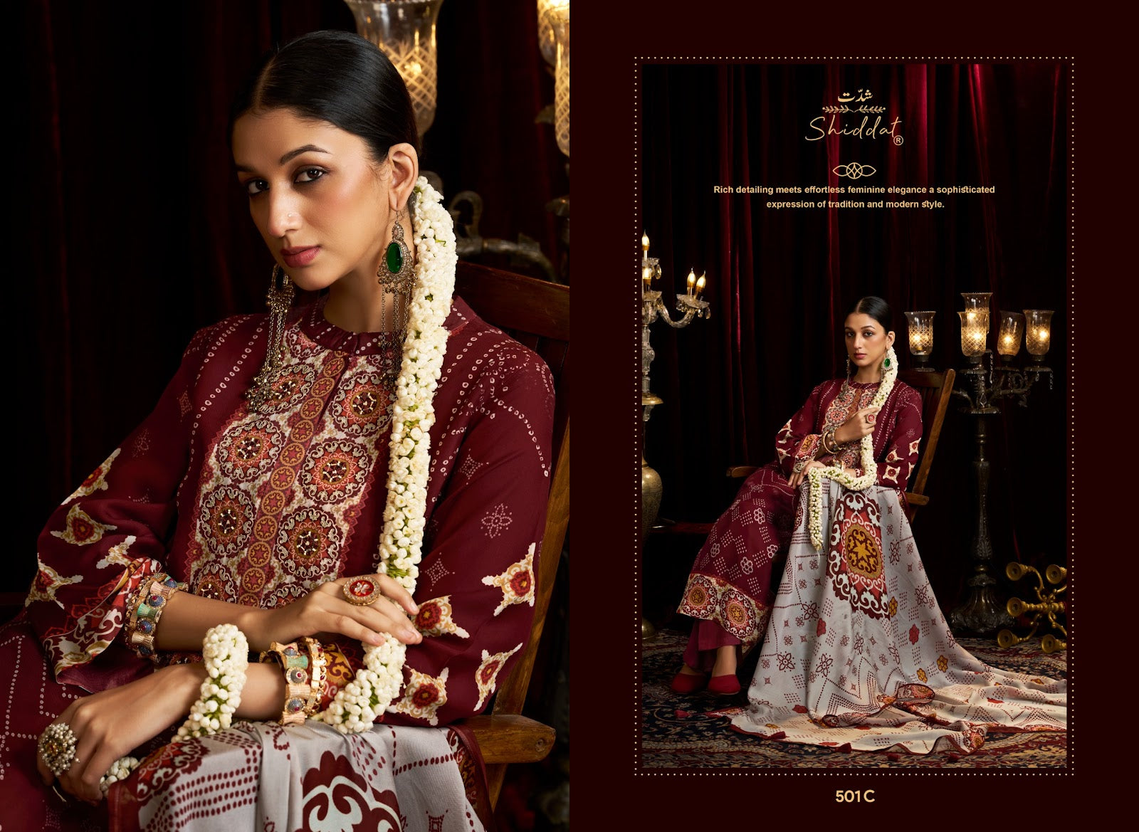 Bell Rose 501 Shiddat Viscose Organza Plazzo Style Suits Exporter India