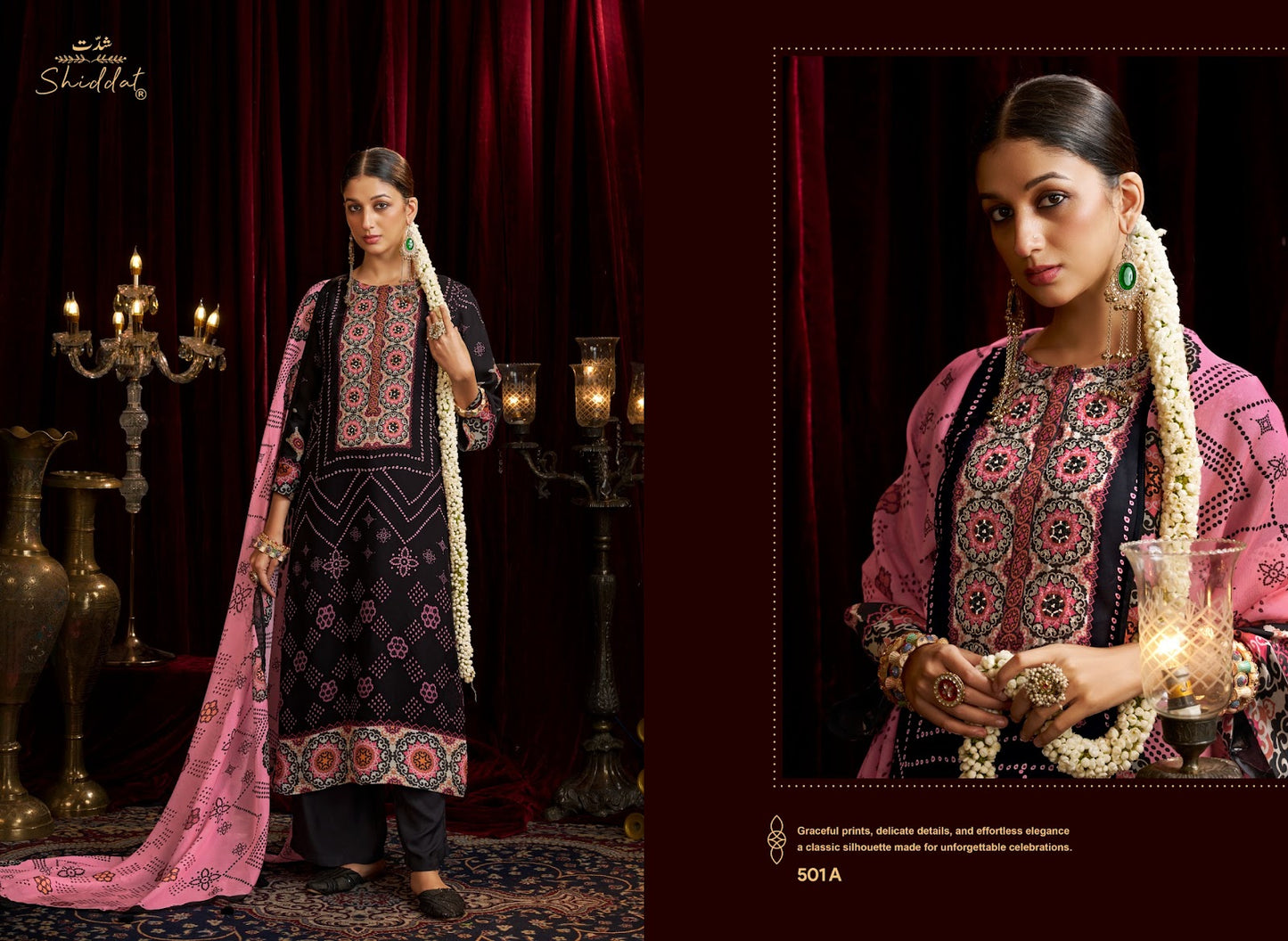Bell Rose 501 Shiddat Viscose Organza Plazzo Style Suits Exporter India