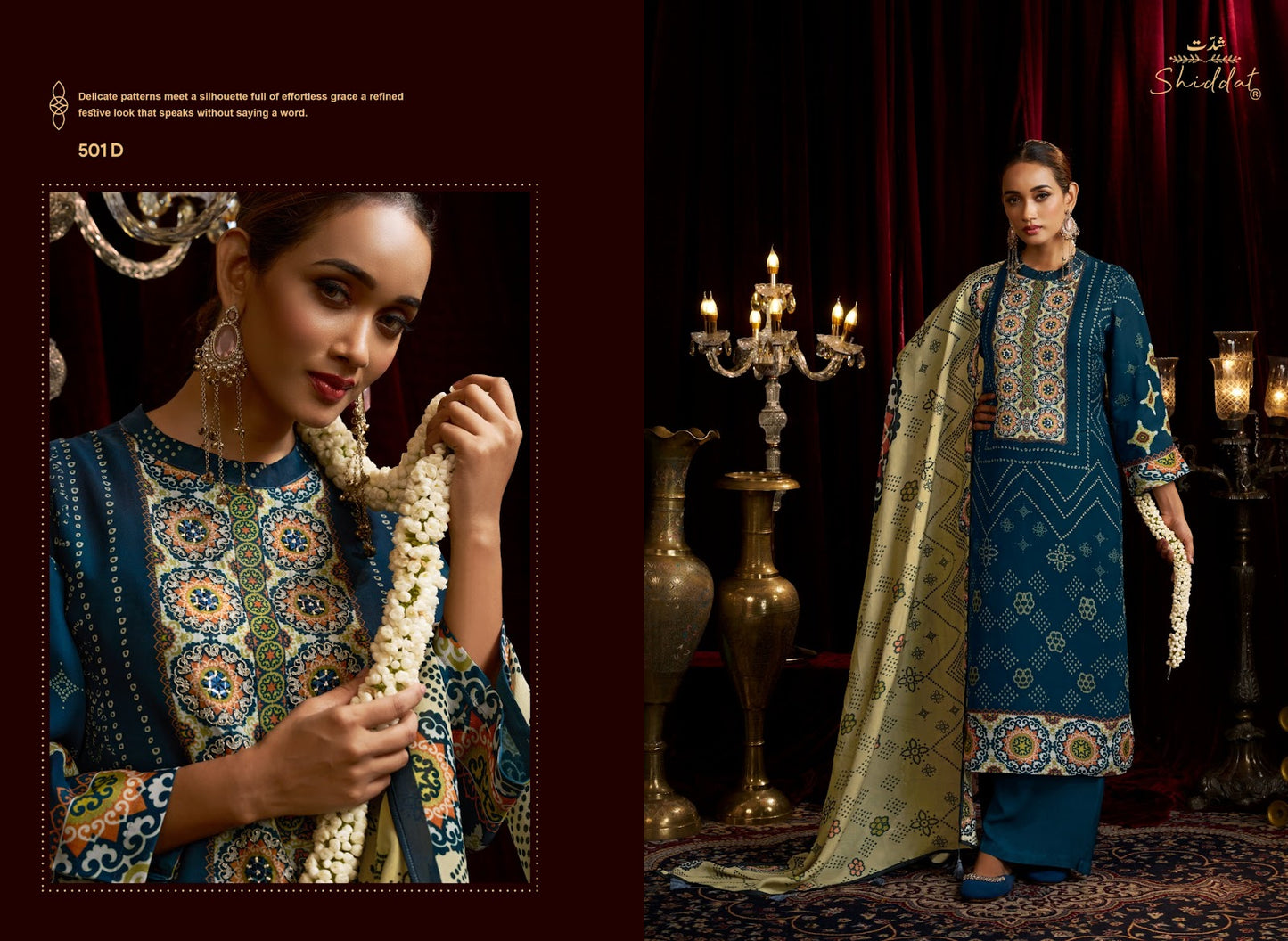 Bell Rose 501 Shiddat Viscose Organza Plazzo Style Suits Exporter India