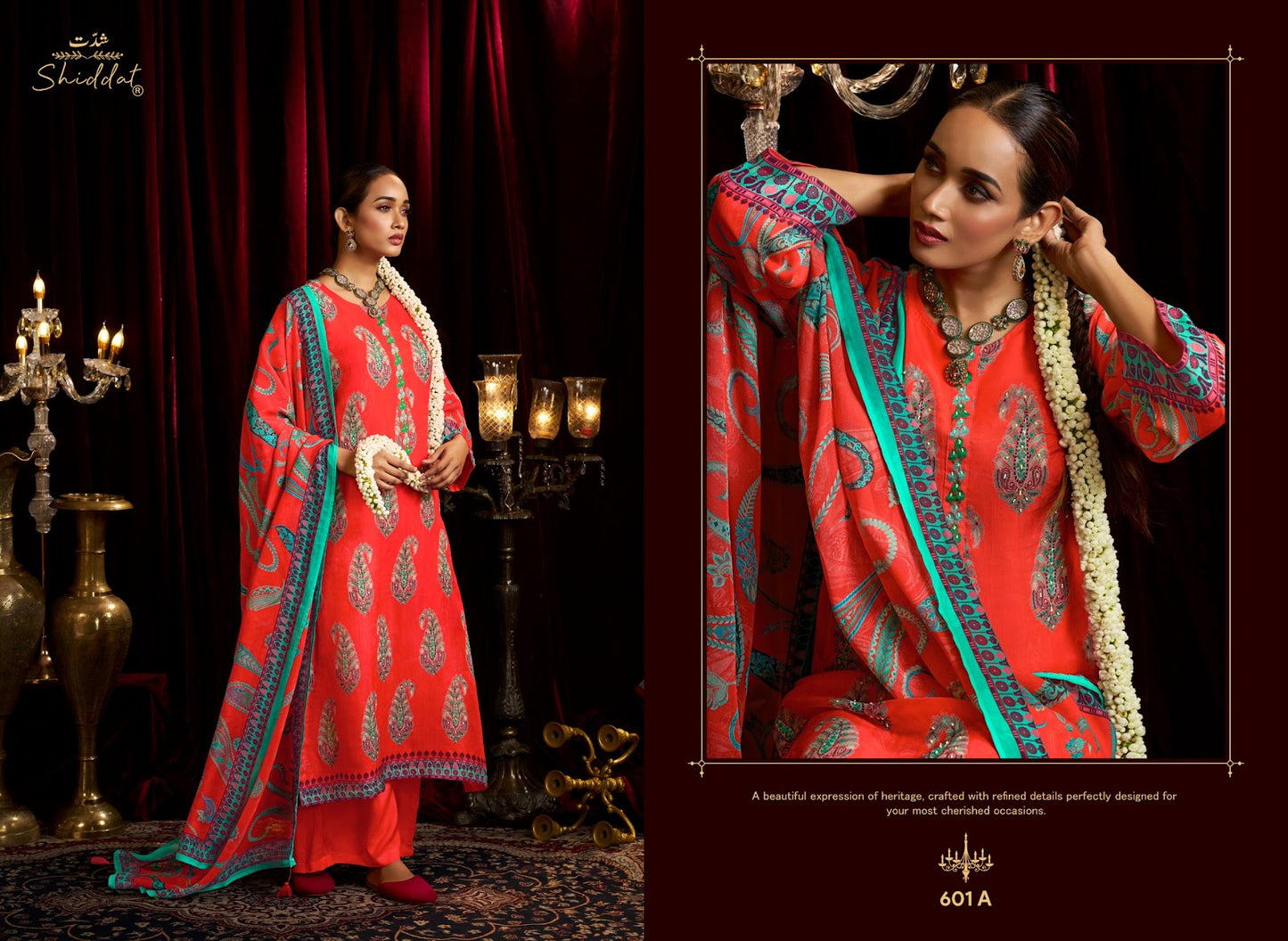 Bell Rose 601 Shiddat Viscose Organza Plazzo Style Suits Wholesale Rate