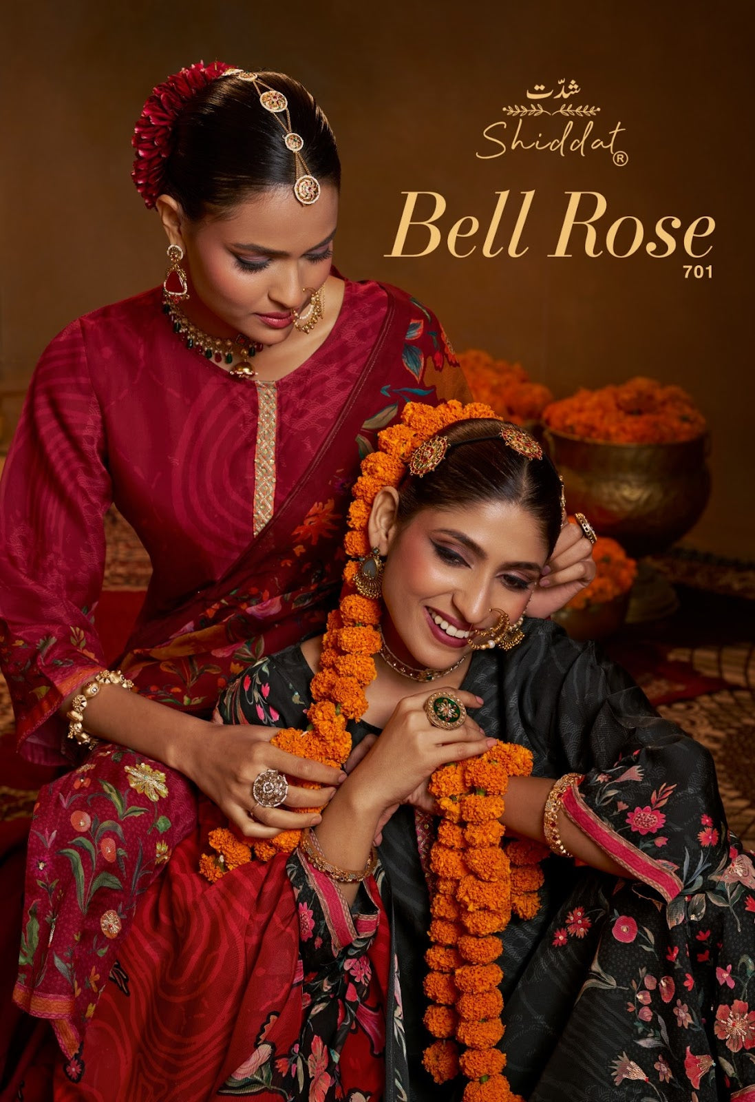 Bell Rose 701 Shiddat Viscose Organza Plazzo Style Suits Supplier