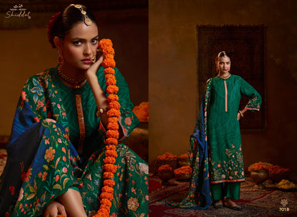 Bell Rose 701 Shiddat Viscose Organza Plazzo Style Suits Supplier