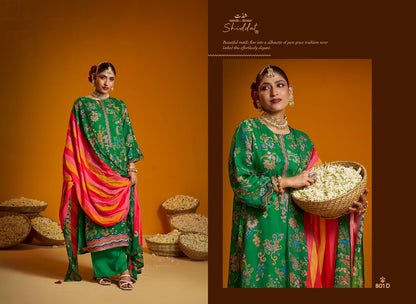 Bell Rose 801 Shiddat Viscose Organza Plazzo Style Suits Wholesale Rate