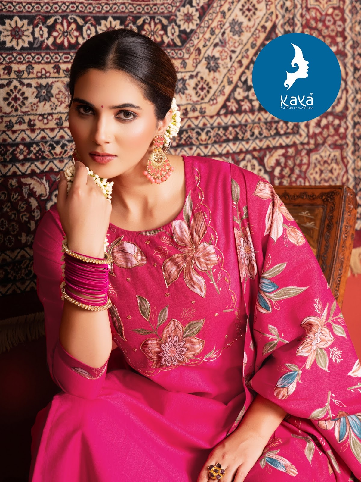 Bella 3 Kaya Vertican Readymade Pant Style Suits Supplier