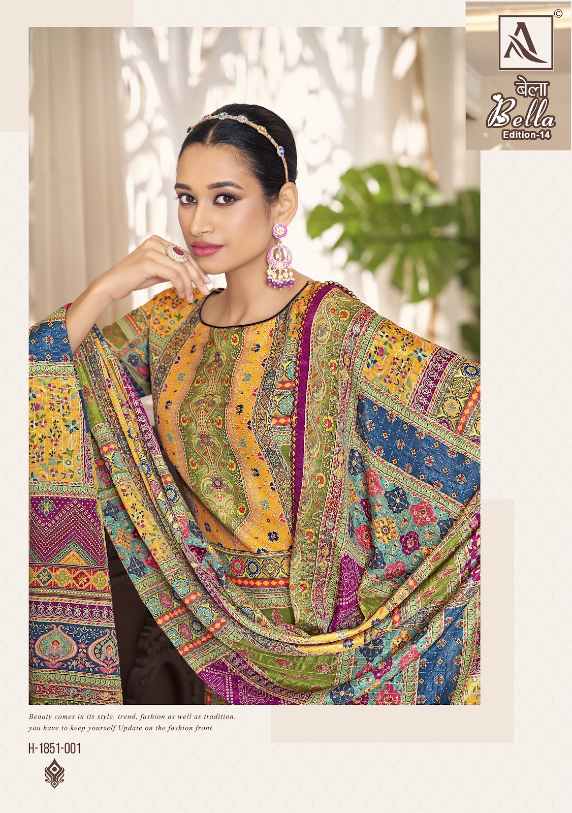 Bella Edition 14 Alok Muslin Karachi Salwar Suits Manufacturer