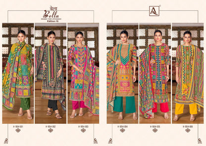 Bella Edition 15 Alok Pure Maslin Karachi Salwar Suits Supplier