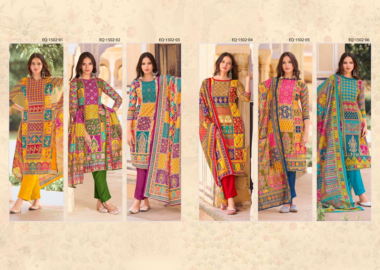 Bella Edition 8 Alok Pure Muslin Pant Style Suits Exporter Ahmedabad