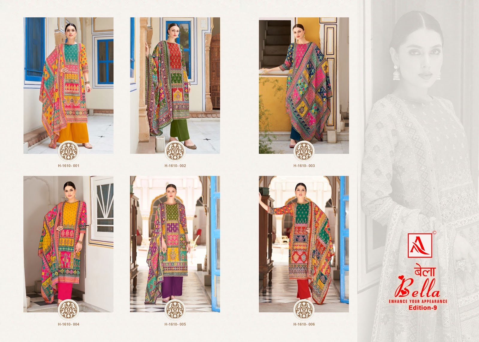 Bella Edition 9 Alok Muslin Pant Style Suits Manufacturer Ahmedabad