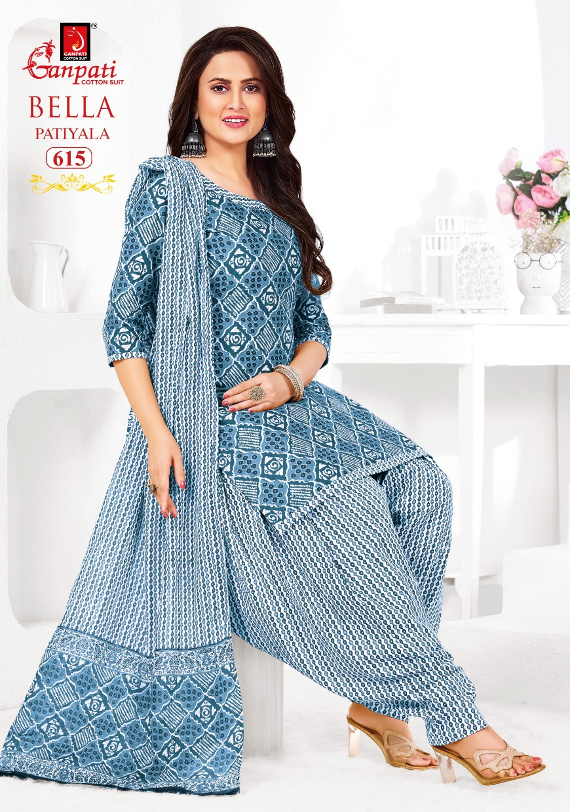 Bella Patiyala Vol 6 Ganpati Cotton Salwar Suits Wholesale Price