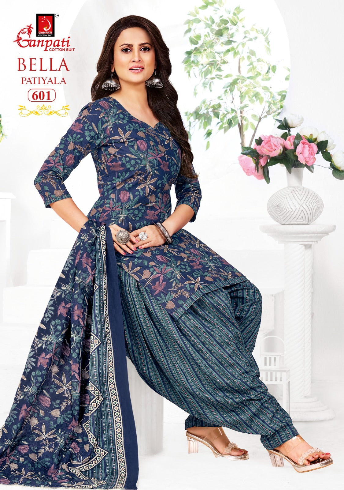 Bella Patiyala Vol 6 Ganpati Cotton Salwar Suits Wholesale Price
