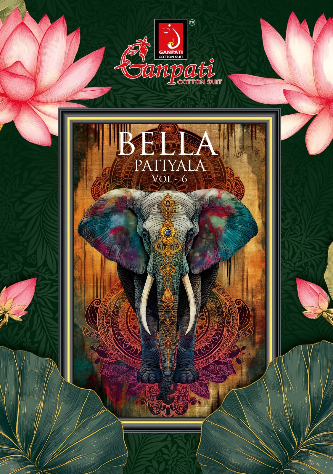 Bella Patiyala Vol 6 Ganpati Cotton Salwar Suits Wholesale Price
