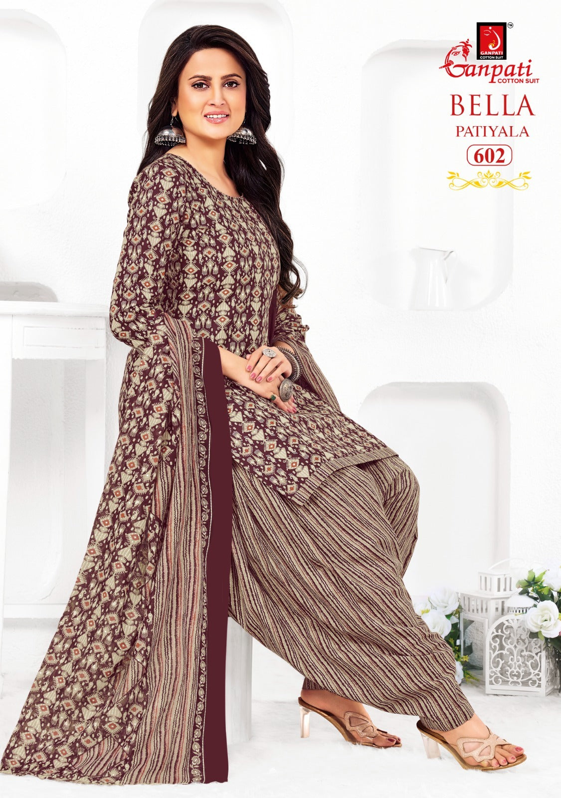 Bella Patiyala Vol 6 Ganpati Cotton Salwar Suits Wholesale Price
