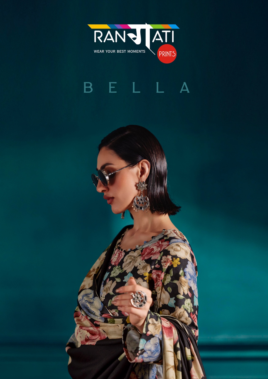 Bella Rangati Prints Pashmina Suits Wholesale