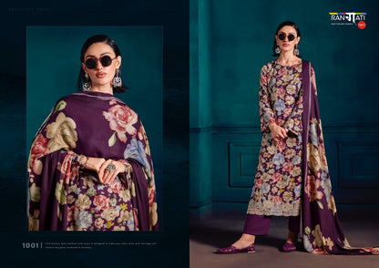 Bella Rangati Prints Pashmina Suits Wholesale