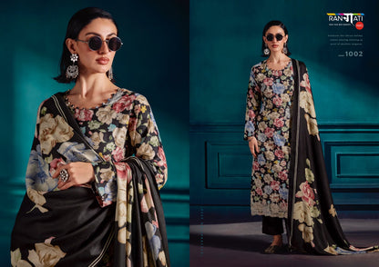 Bella Rangati Prints Pashmina Suits Wholesale