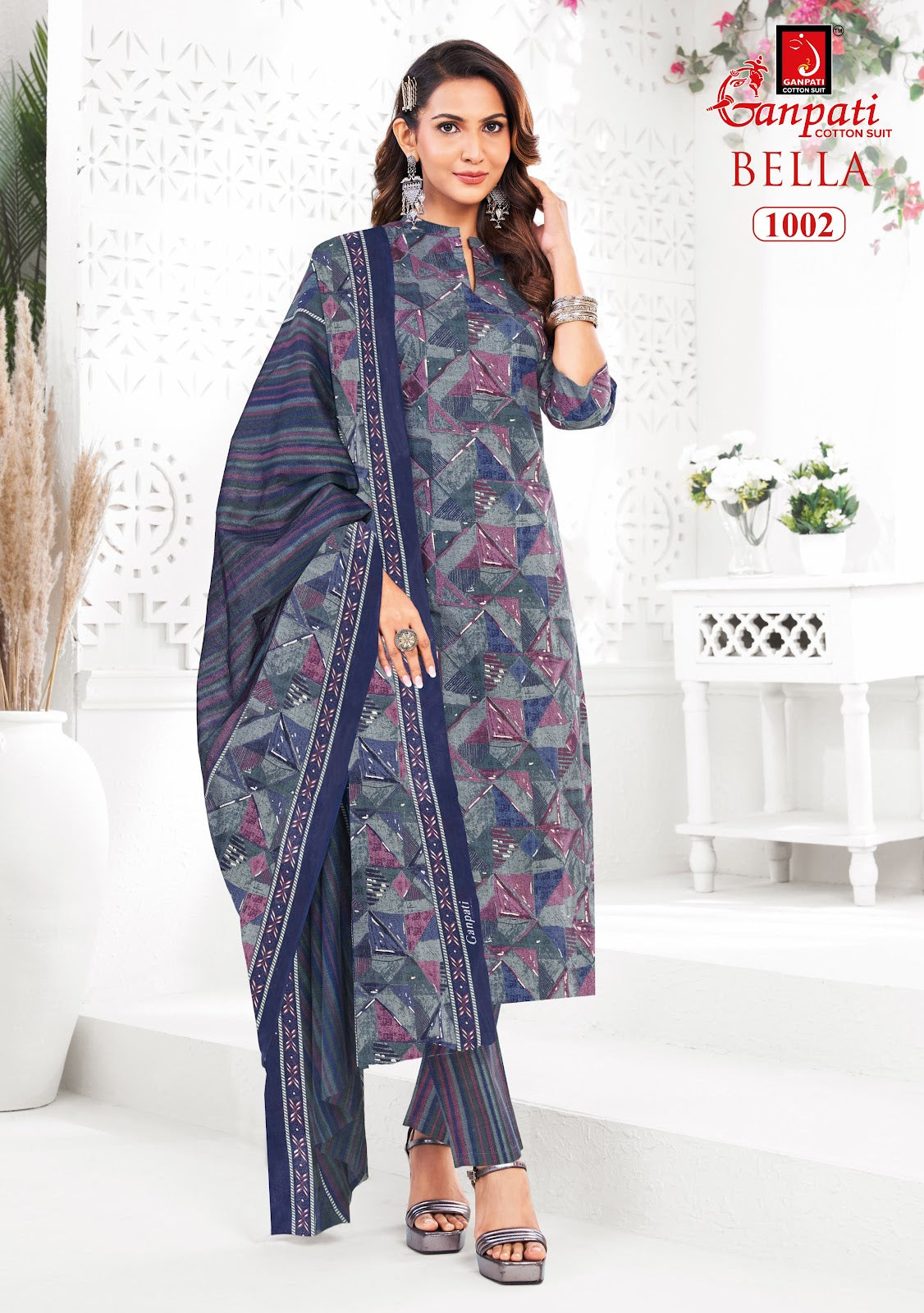 Bella Vol 10 Ganpati Readymade Cotton Pant Suits Supplier India