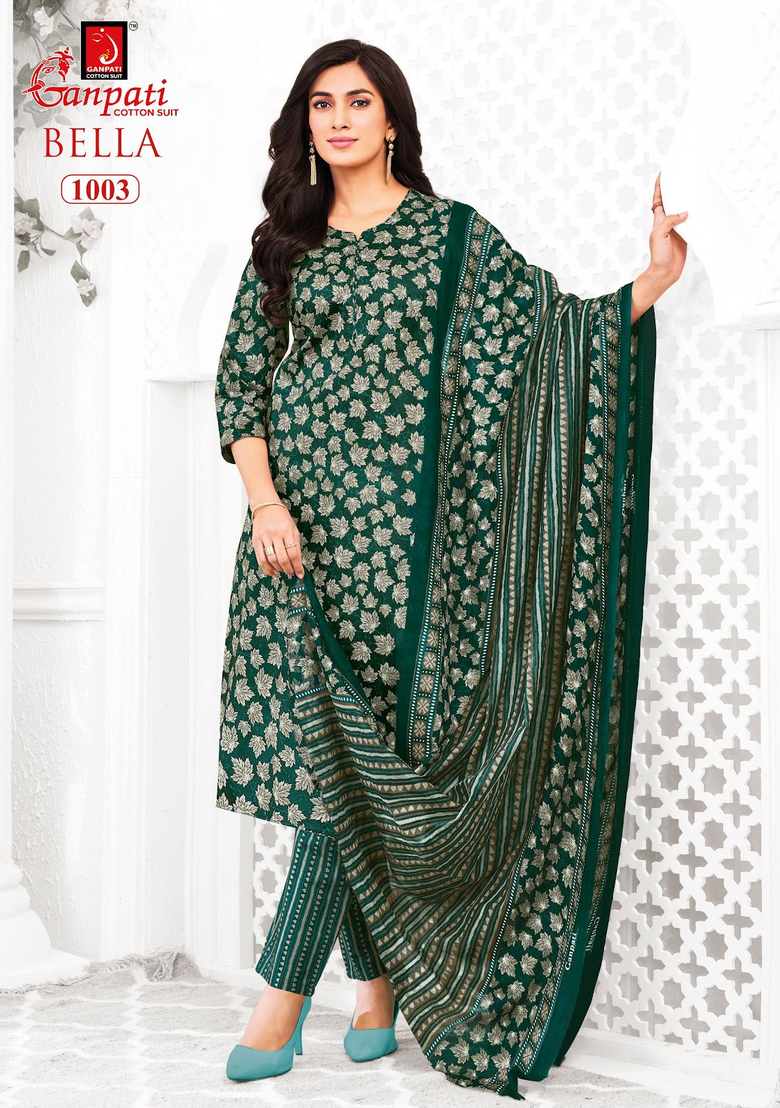 Bella Vol 10 Ganpati Readymade Cotton Pant Suits Supplier India