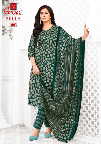 Bella Vol 10 Ganpati Readymade Cotton Pant Suits Supplier India