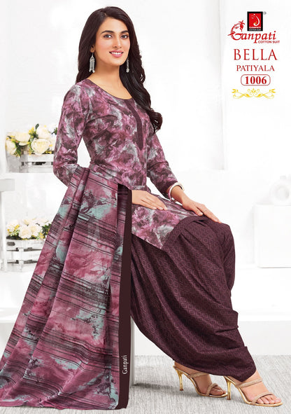 Bella Vol 10 Ganpati Readymade Cotton Patiyala Suits Exporter