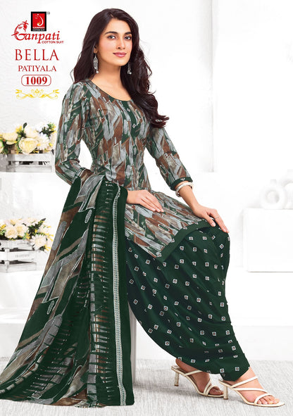 Bella Vol 10 Ganpati Readymade Cotton Patiyala Suits Exporter