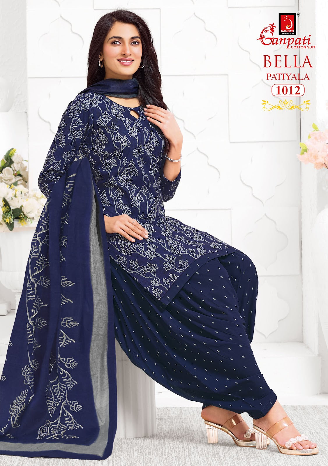 Bella Vol 10 Ganpati Readymade Cotton Patiyala Suits Exporter